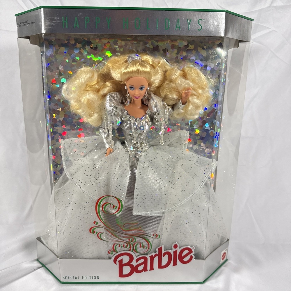 1992 Barbie Happy Holidays Special Edition Mattel Doll #1429 Original Box